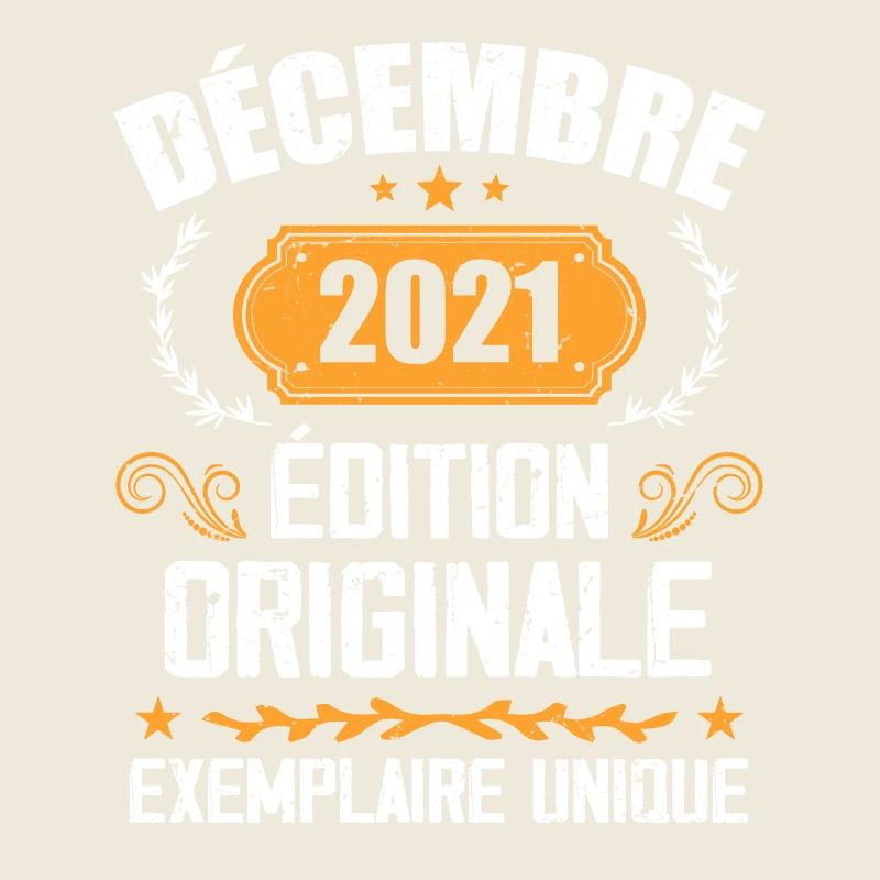 Anniversaire Cadeau Millésime Décembre 2021 - 202