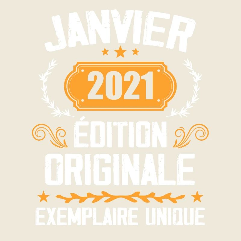 Anniversaire Cadeau Millésime Janvier 2021 - 2021