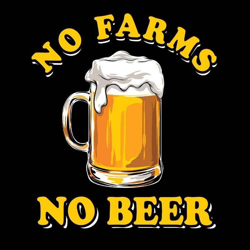 Protestation des agriculteurs - Pas de fermes, pas de bière
