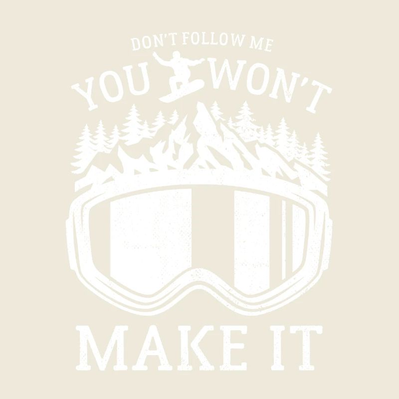 Snowboard - Ne me suis pas, tu n’y arriveras pas