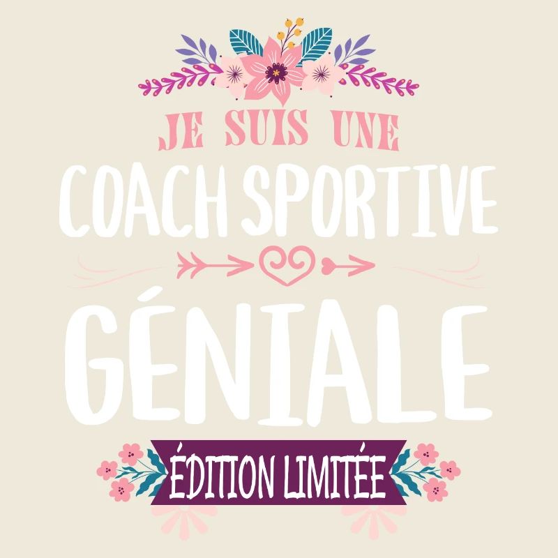 Femme Édition Limitée Coach Sportive Géniale