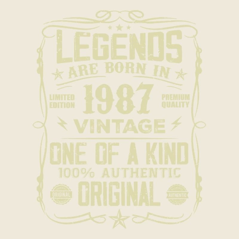 Made In 1987 Vintage Anniversary Gift 1987