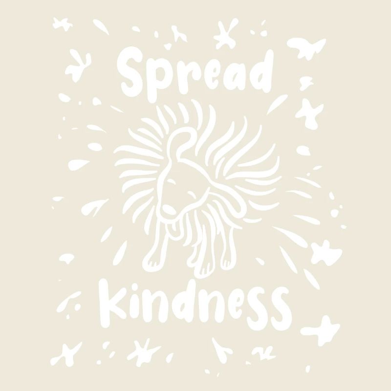 Spread Kindness - Hund schüttelt sich