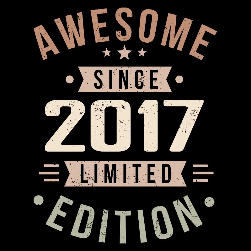 Original 2017 Vintage Vintage Birthday 2017