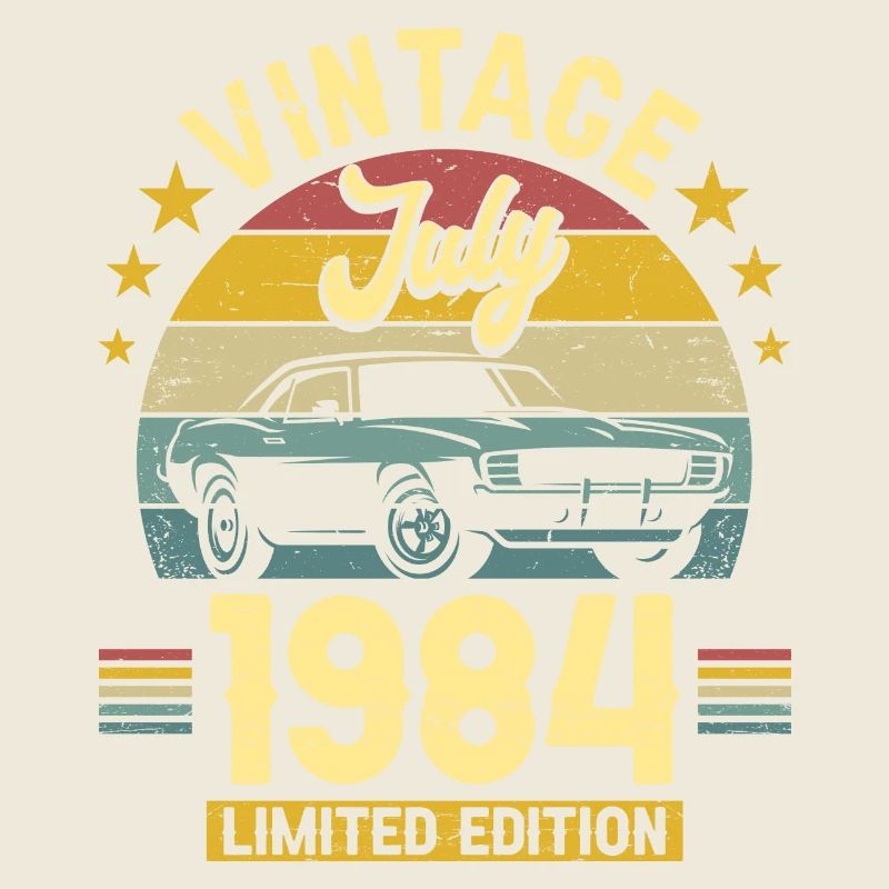 Juli 1984 40-jähriges Jubiläumsfahrzeug