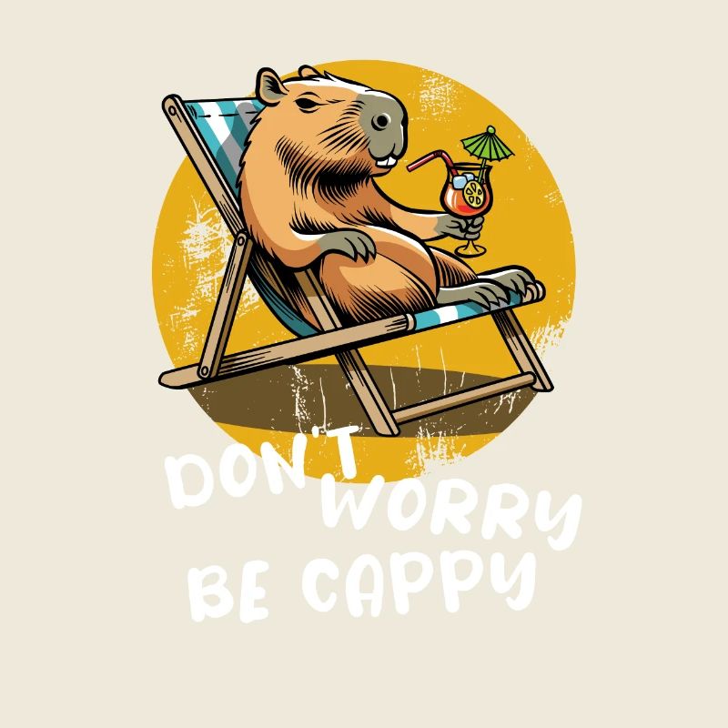 Don't worry be Cappy - Capybara - Urlaub