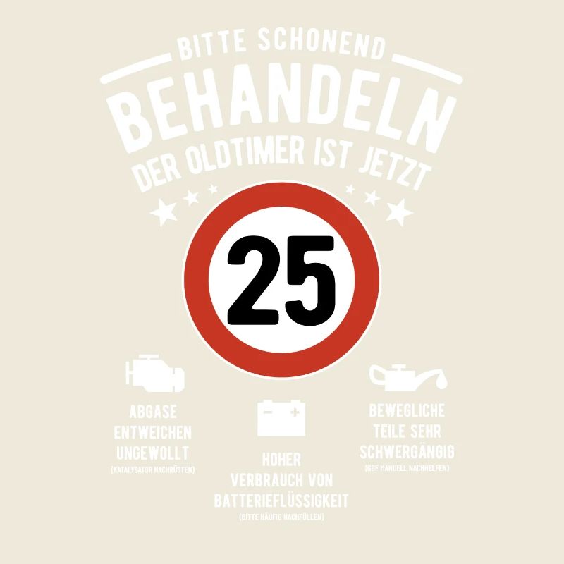 Oldtimer schonend behandeln - 25. Geburtstag