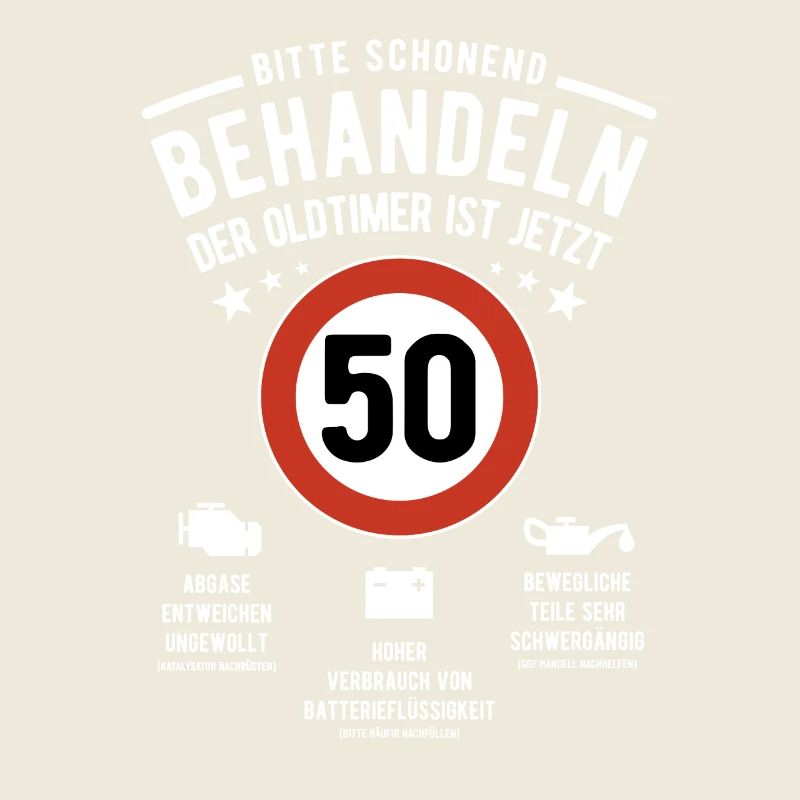 Oldtimer schonend behandeln - 50. Geburtstag