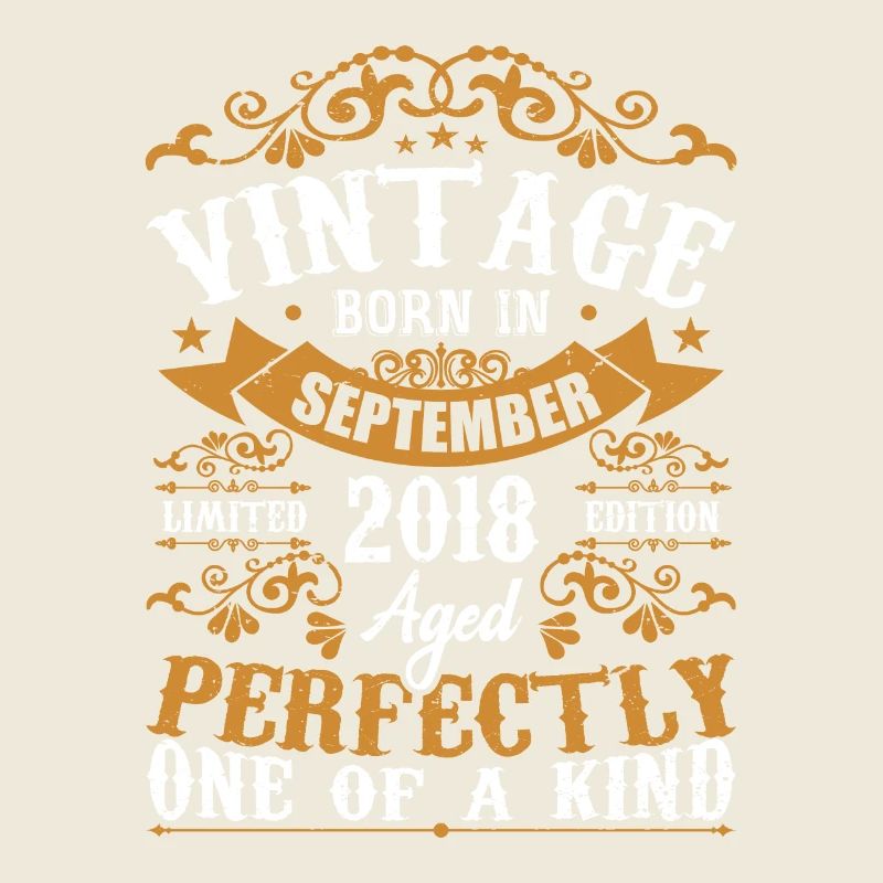 2018 September 2018 6th Birthday Gift 2018