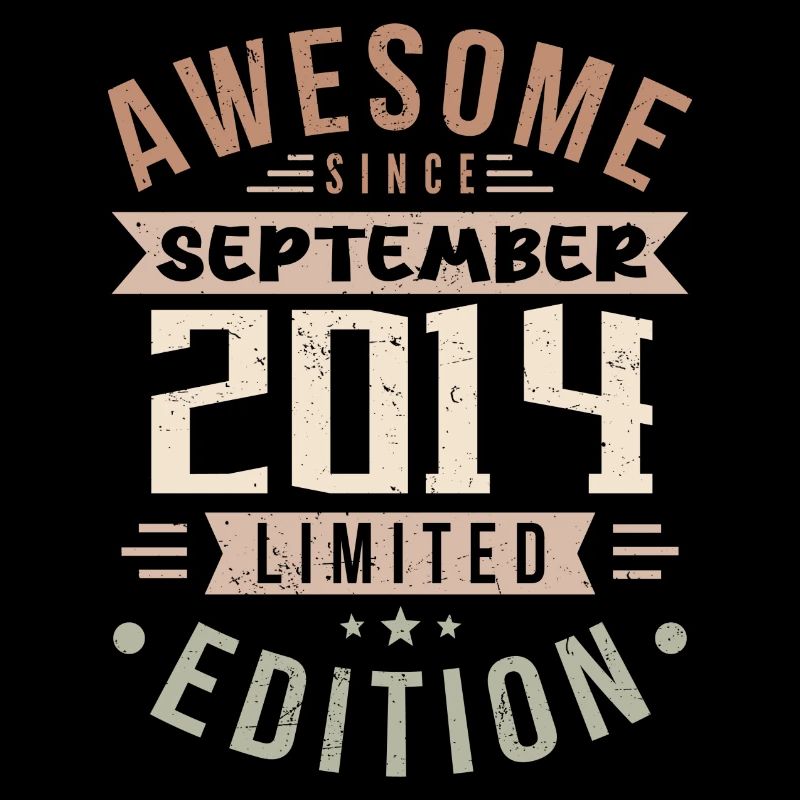 2014 Septembre Anniversaire Né Septembre 2014