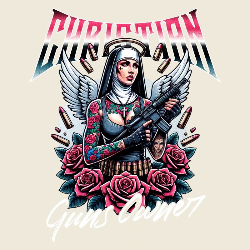 Leidenschaftlicher Gläubiger Waffen Christ