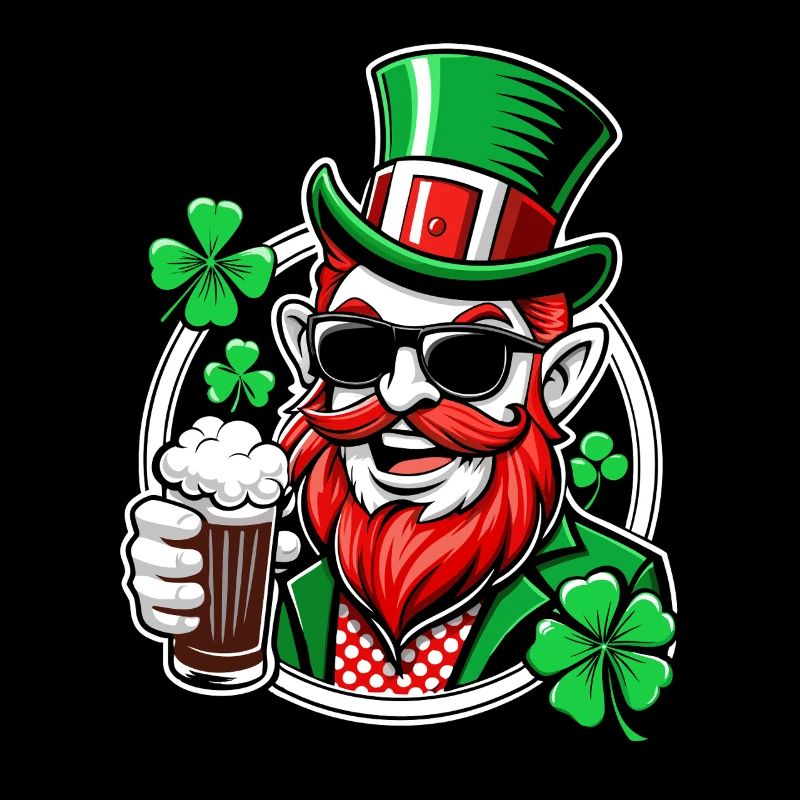 Leprechaun & Beer - Saint-Patrick - Irlande