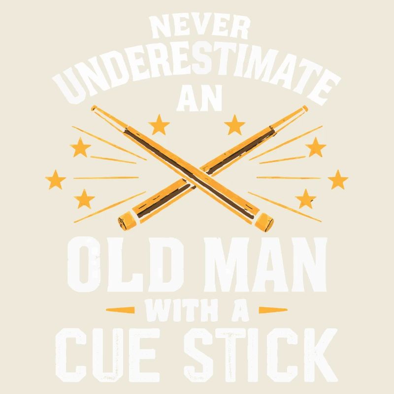 Never Underestimate an Old Man with a Cue Stick