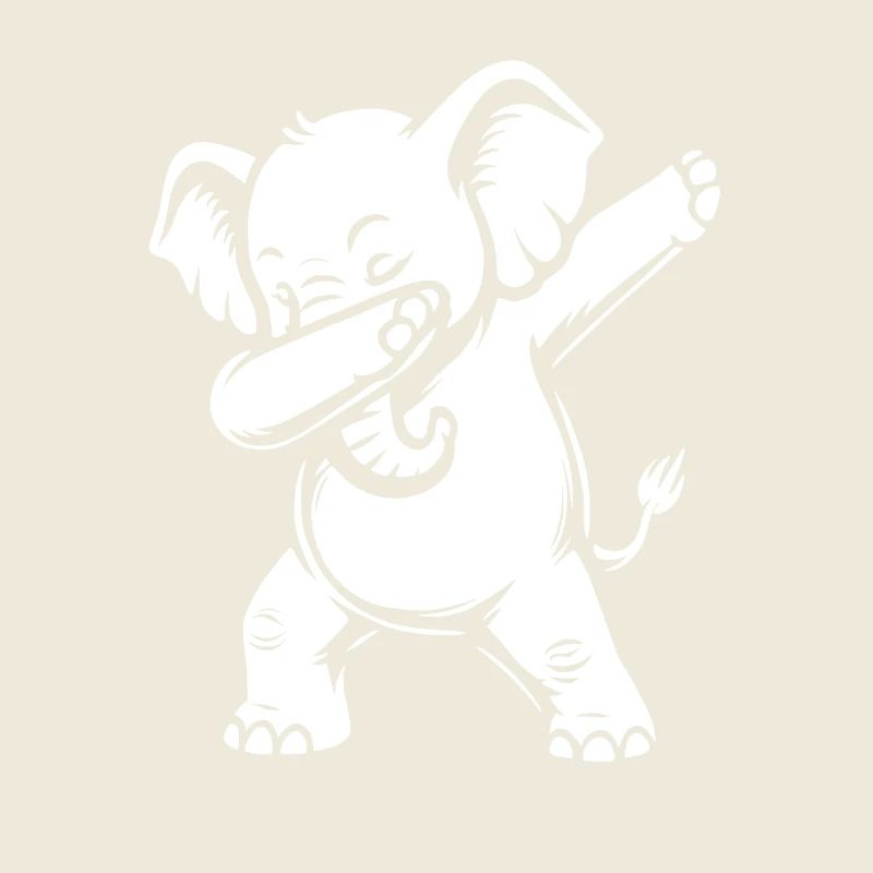 Elefant dabbing - Dab Dance - Geschenk