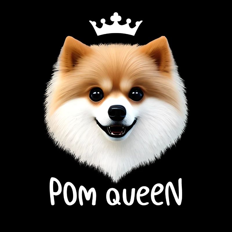 Pom Queen - Spitz miniature - Dicton