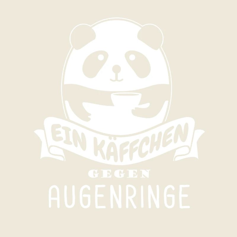 Ein Tässchen gegen Augenringe - Kaffee - Spruch