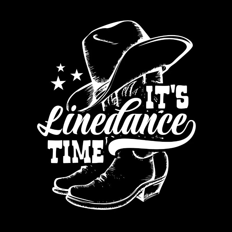 I'ts Linedance Time - Country Fan - Geschenk