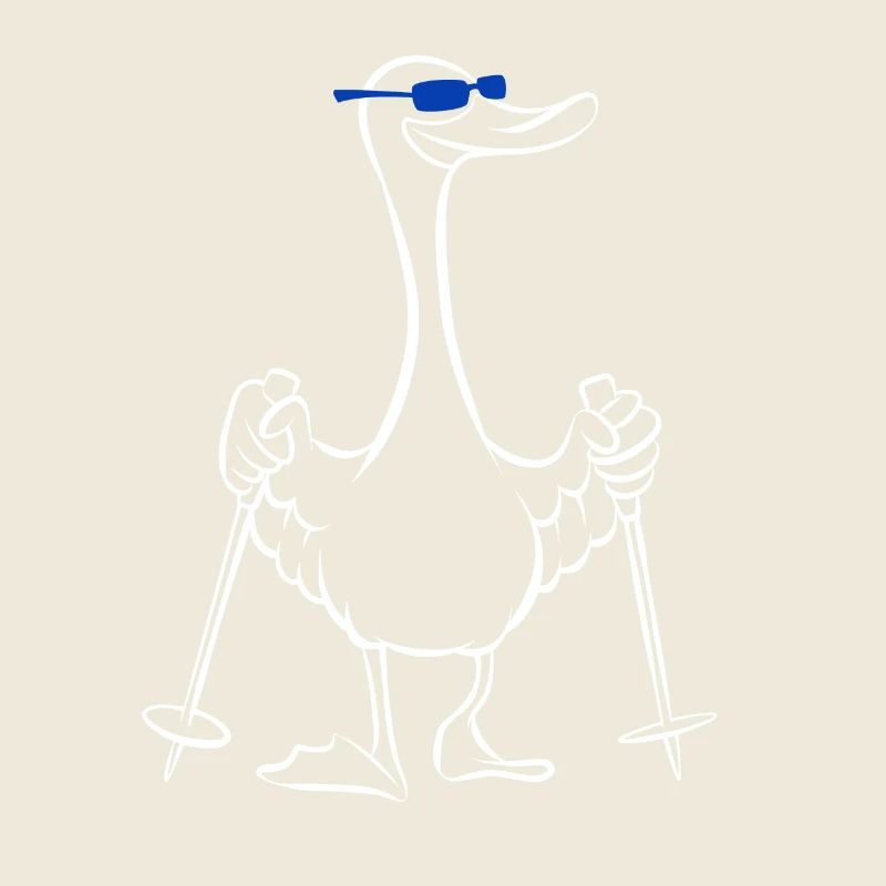 Canard colvert - Canard aux bâtons - Marche