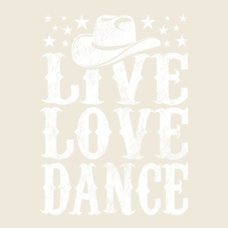 Live Love Dance - Linedance Fan - Geschenk
