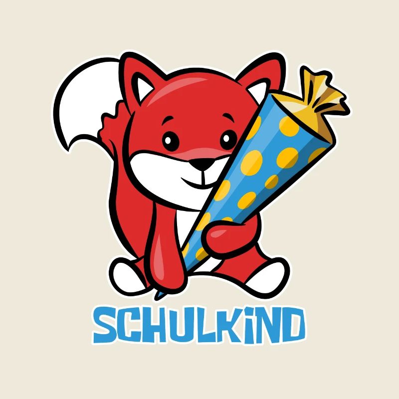 Fuchs Schulanfang Schulkind
