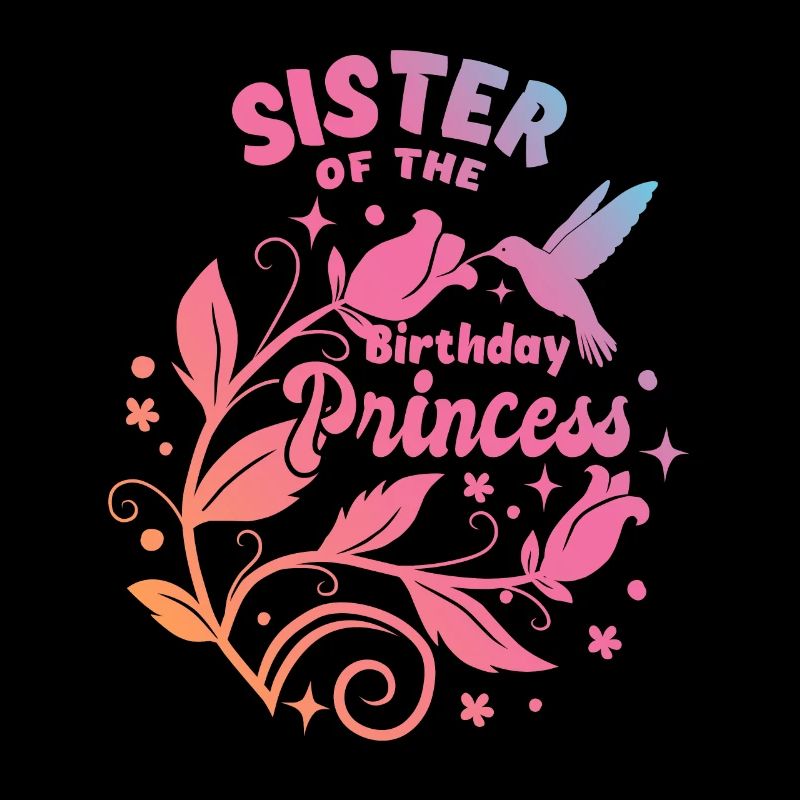 Soeur de la princesse anniversaire - Geburtstag