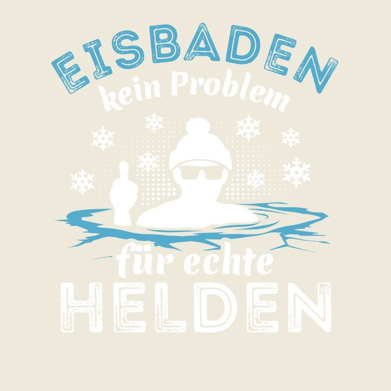 Eisbaden - kein Problem für echte Helden