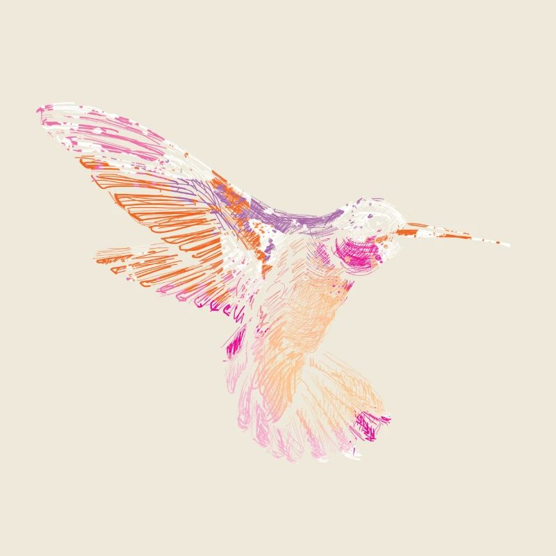 Colibri en vol