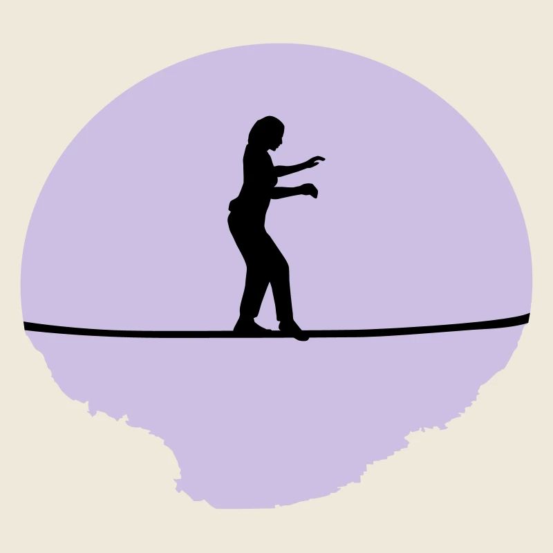 Slackline, Slacklining Frau