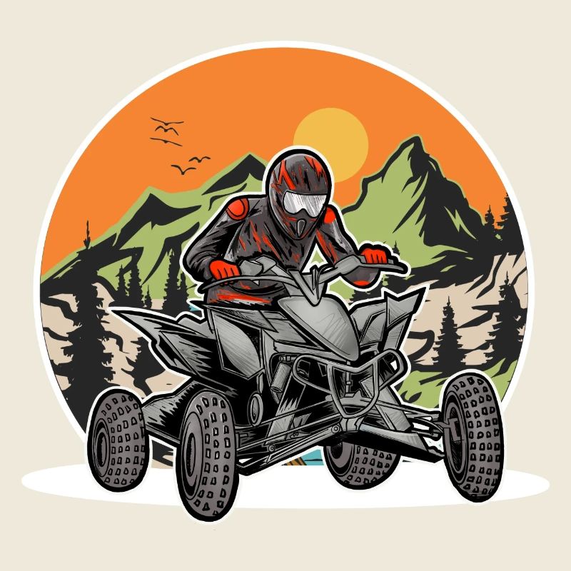 Quad ATV Offroad Quadfahrer
