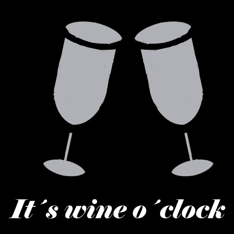 Wine Wine Wine Time Gift Gift Idea Clock Clock