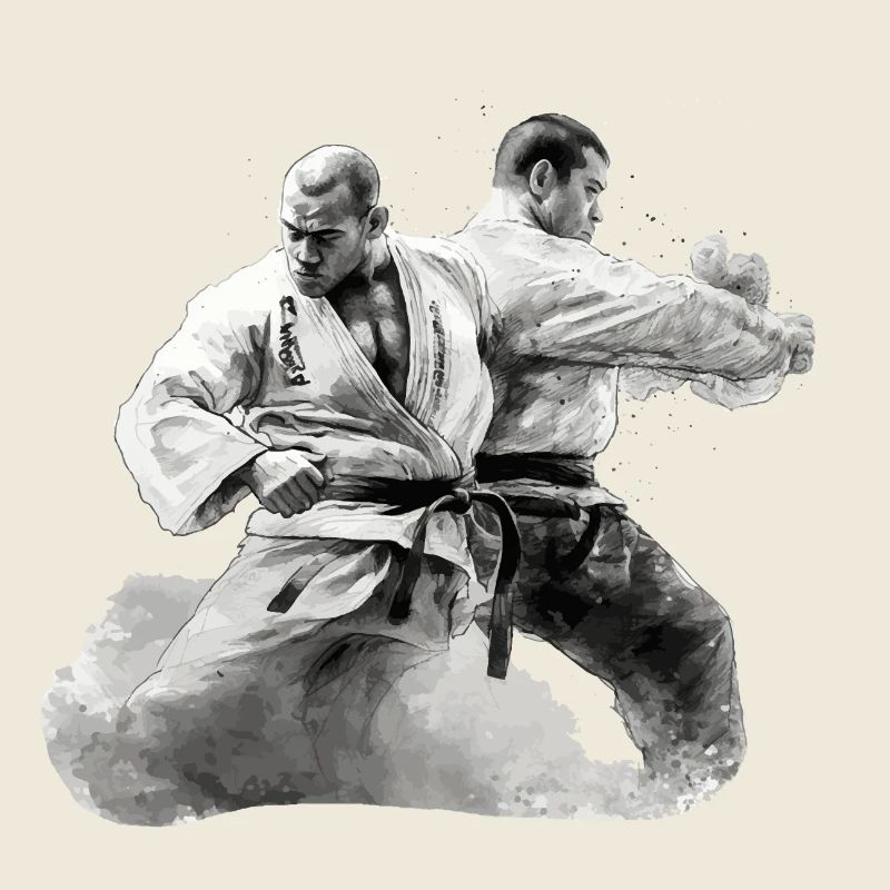 2 Jiu Jitso Fighter Cadeau