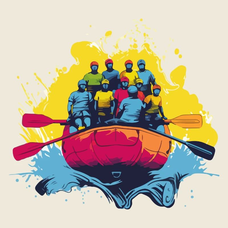 Group rafting