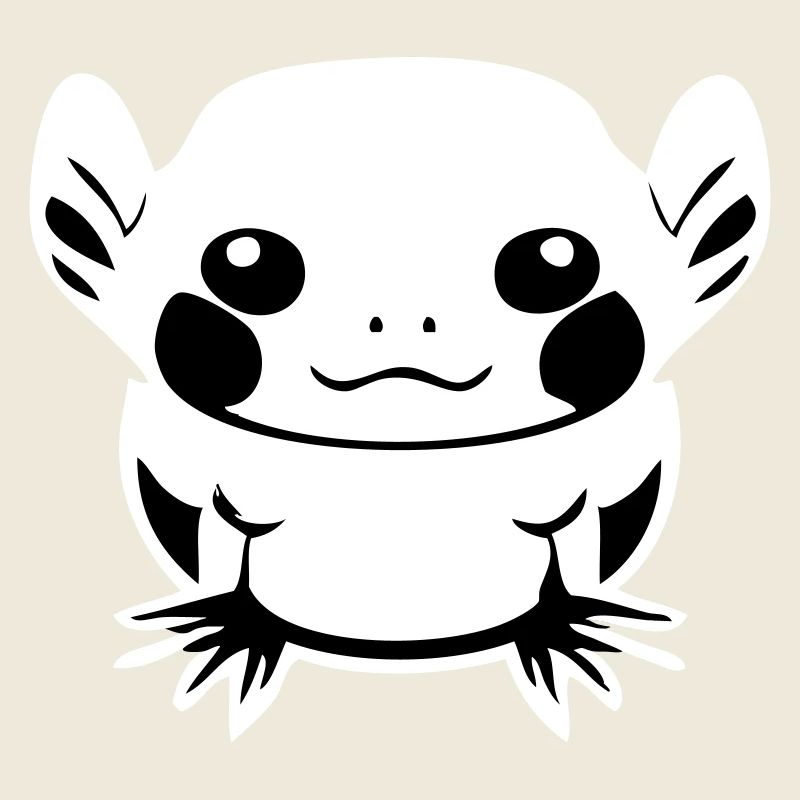 Dessin animé Axolotl