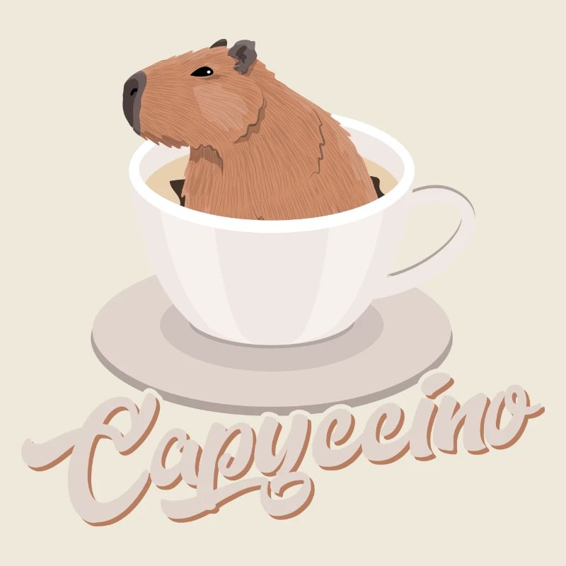 Capyccino Capybara Animal Lover