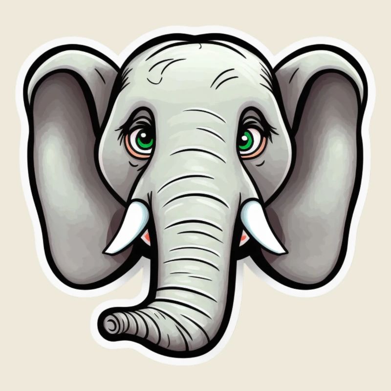 Gentil géant : éléphant majestueux