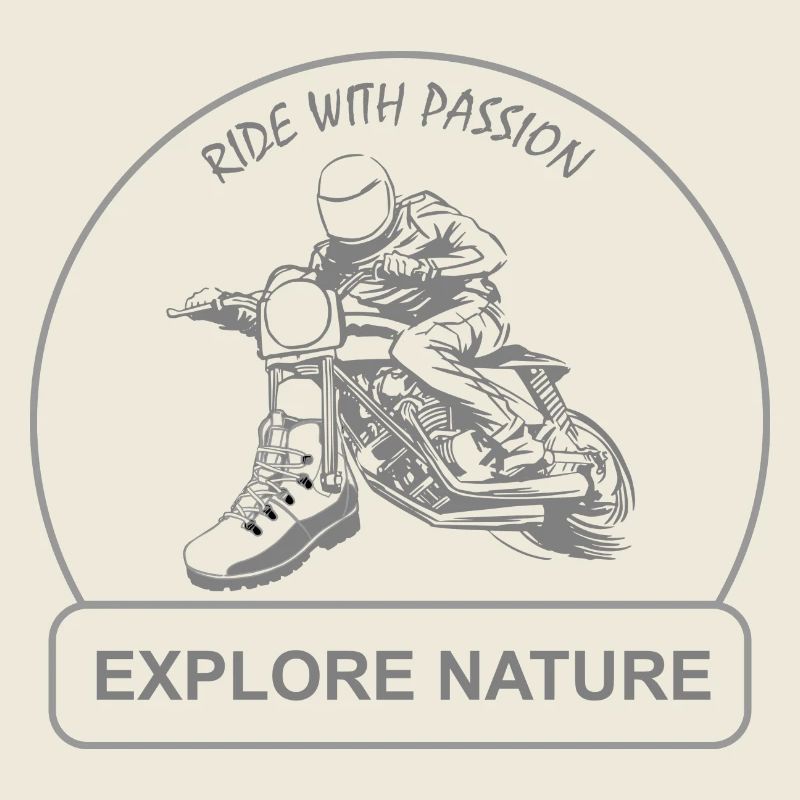 Ride with passion - explore nature - ride and hike