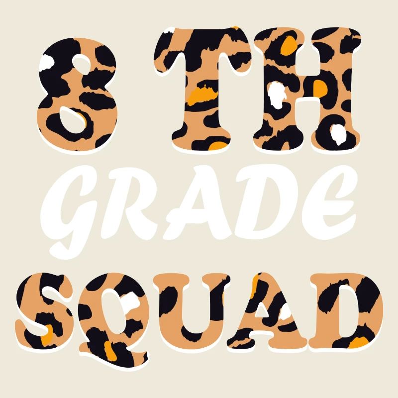 Cadeaux d’enseignant Leopard 8th Grade