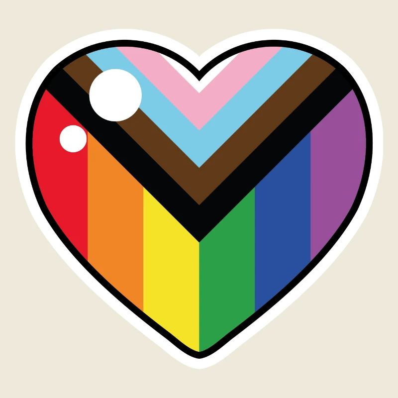 Heart (Progress Pride flag)