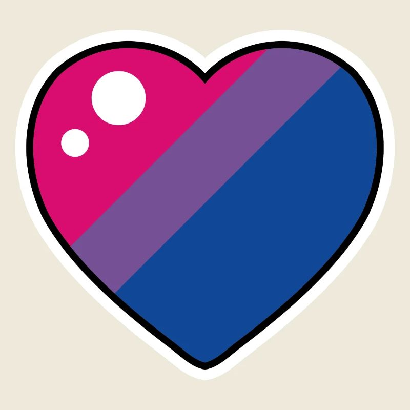 Heart (Bisexual flag)