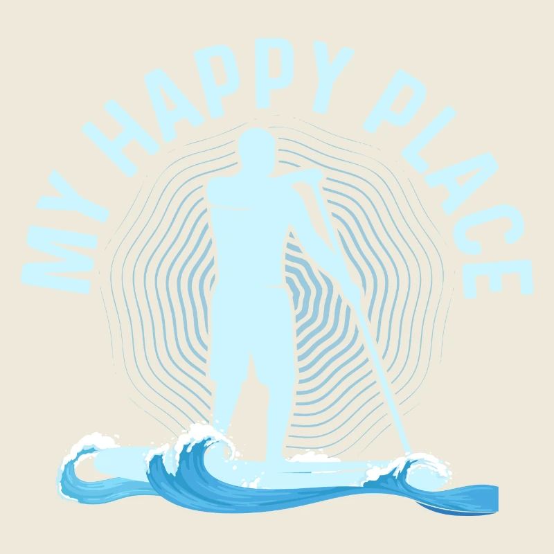 My Happy Place Stand Up Paddle Board