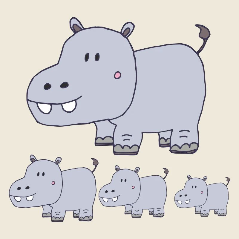 Famille des hippopotames