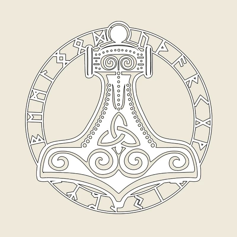 Thors Hammer Runes