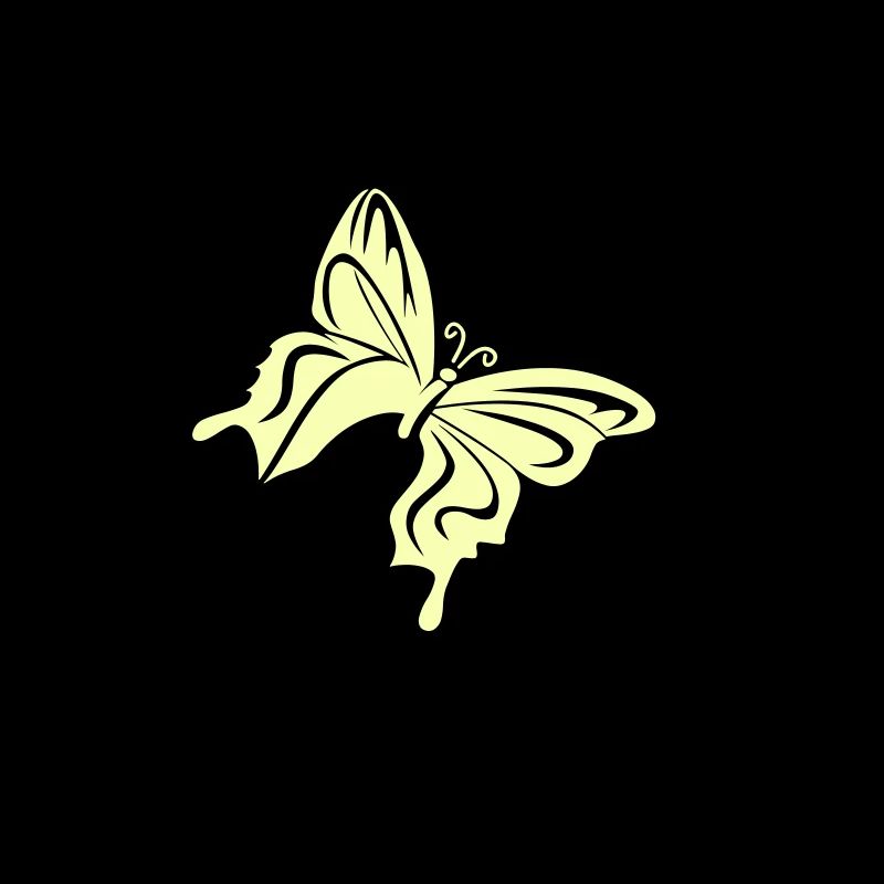 Papillon éclaboussure de couleur