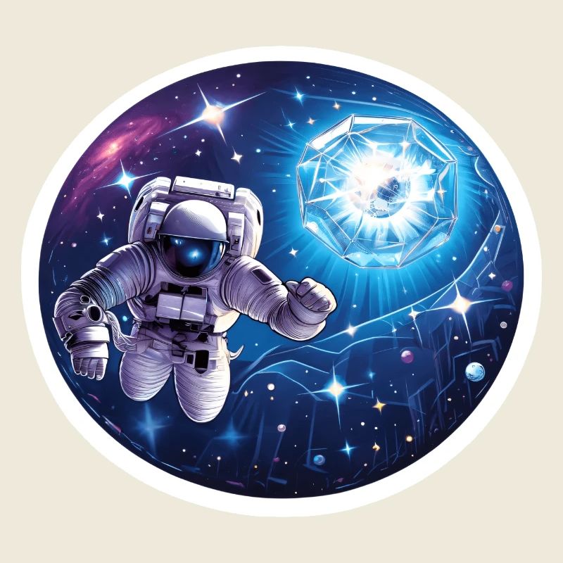 Astronaut im Weltraum