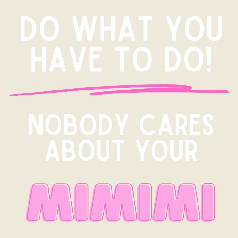 Faites ce que vous avez à faire !