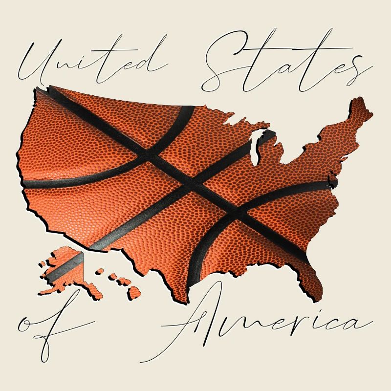 États-Unis | Vrai basket-ball | Script de carte