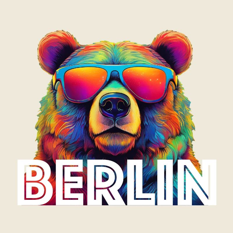 Bär mit Sonnenbrille