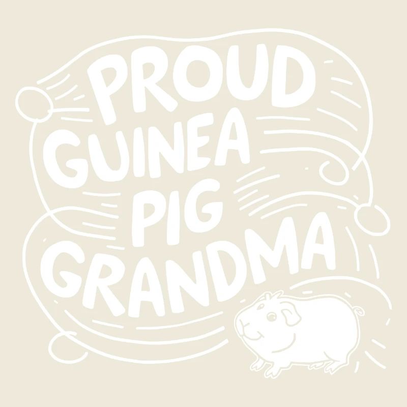 Fière grand-mère cochon d’Inde