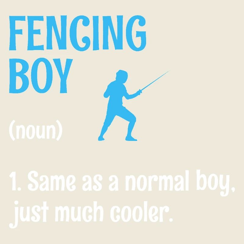 Fechter Junge Wie Ein Normaler Junge, Nur viel Cooler