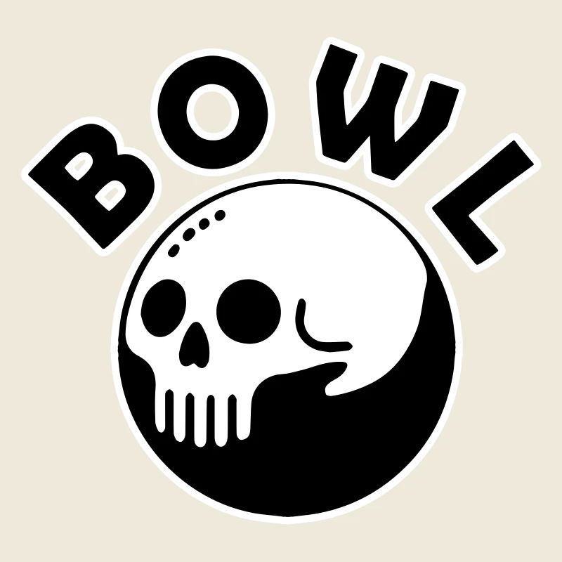 Skull Bowling Ball - Bowl Design